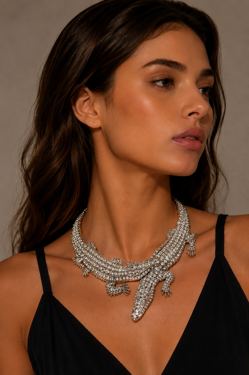 Croco Luxe Necklace