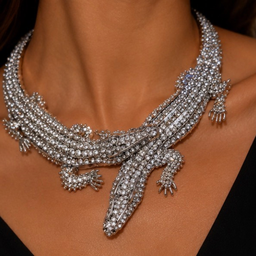 Croco Luxe Necklace