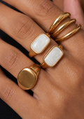 Golden Muse Ring Set