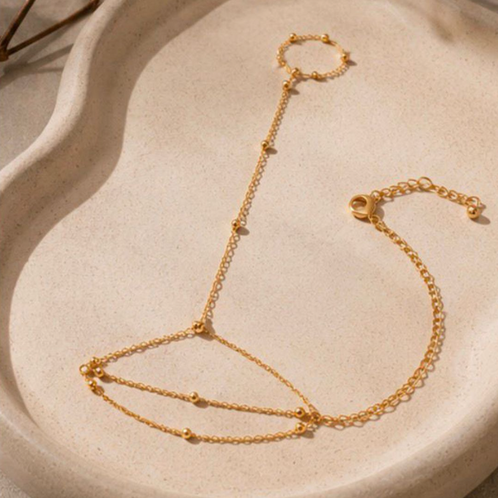Golden Grace Hand Chain