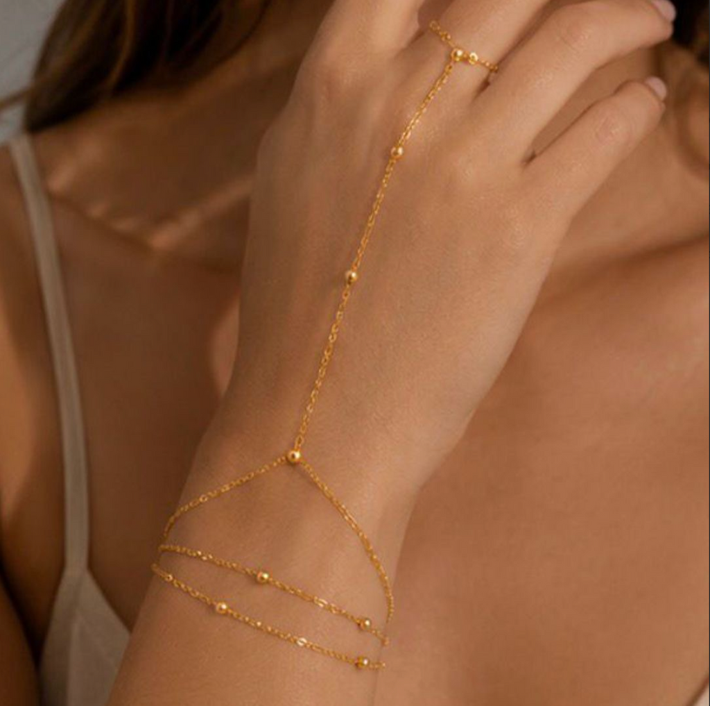 Golden Grace Hand Chain