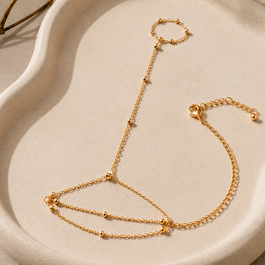Golden Grace Hand Chain