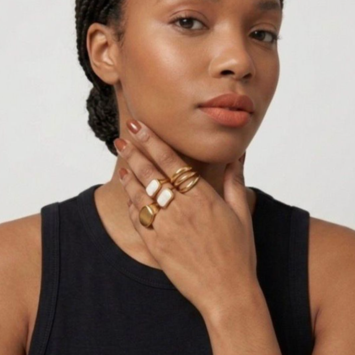 Golden Muse Ring Set